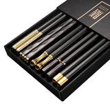 Traditional Metallic Chopstick Set