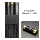 Traditional Metallic Chopstick Set