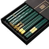 Traditional Metallic Chopstick Set