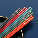 Traditional Metallic Chopstick Set